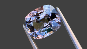 High-lustre 3.85ct grey natural spinel from Mogok, Myanmar. Ethically sourced, untreated, rare and ideal for luxury jewellery.