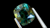 1.24ct Teal Green Spinel from Mogok, Myanmar. Ethically sourced, rare gemstone with a vibrant teal hue, ideal for fine jewellery.