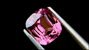 Vivid Pink Cushion-Cut Spinel, Ethically Sourced from Myanmar, Perfect for Bespoke Fine Jewellery, Collectors, and Engagement Rings.