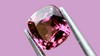 Ethically sourced pink untreated spinel gemstone from Burma, a durable August birthstone. Perfect for custom jewellery designs and engagement rings.