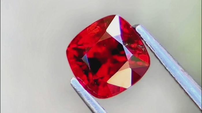 Red Natural Burmese Spinel from Mogok, featuring a vibrant hue and rare origin. Ideal for unique and luxurious custom jewellery designs.