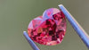 Bright orange heart-shaped Burmese spinel gemstone, ethically sourced from Myanmar, ideal for bespoke fine jewellery in the UK. Untreated, with exceptional clarity and fire.