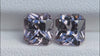 3.45ct silver grey Burmese spinel matching pair from Mogok, Myanmar, showcasing high clarity and brilliance, ideal for custom earrings or luxury jewellery designs