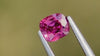 Vivid purple spinel from Mogok, Burma, hand-cut to showcase its natural brilliance and colour. Ethically sourced gemstone.