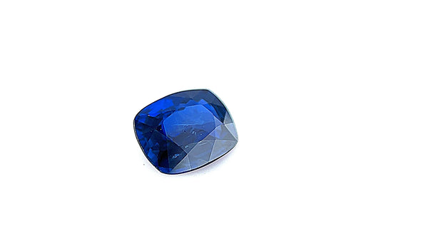 Untreated Burmese Blue Sapphire 1.04ct Cushion Cut