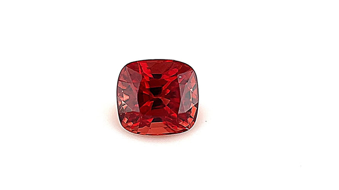 1.18ct Red Natural Spinel with Eye-Clean Top Clarity Cushion Cut 