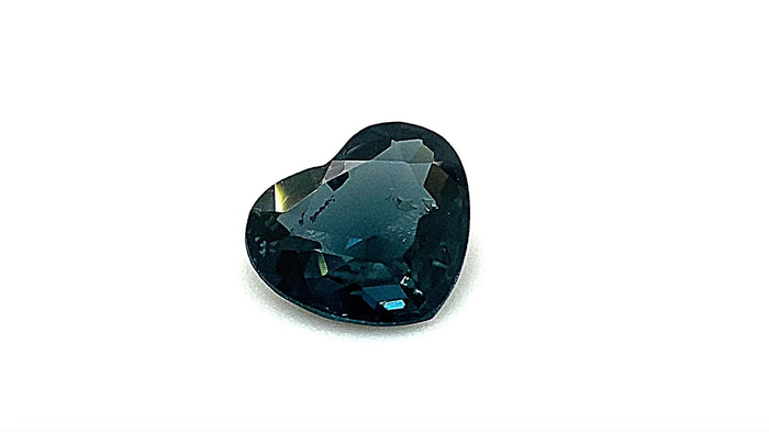 Teal Green Colour Heart-Shaped Spinel 1ct 