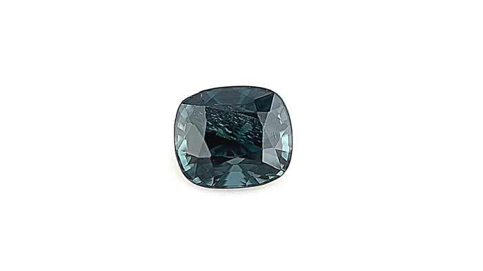 Teal Green Natural Spinel 1.24ct Cushion Cut
