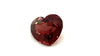 Orangey-Red Heart Shaped Natural Spinel 1ct with Eye-Clean Clarity 