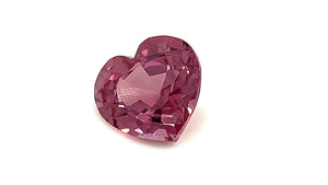 Heart Shaped Pink Spinel 0.90ct with Eye-Clean Clarity 