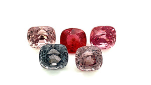 5 Different Colour Spinel Parcel 4.70ct 