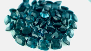 Teal Green Natural Spinel Set of 58 Stones - 30 Carats